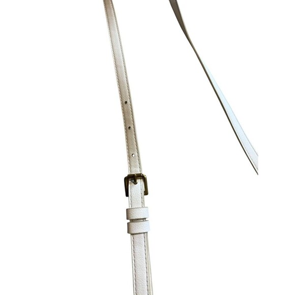 Fossil Maisie White Colored Dots Oval Crossbody Bag $118 MSRP Boho - Cute - Picture 9 of 10